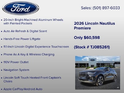2026 Lincoln Nautilus Premiere