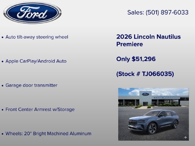 2026 Lincoln Nautilus Premiere