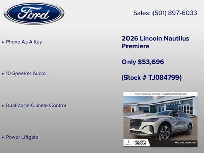2026 Lincoln Nautilus Premiere