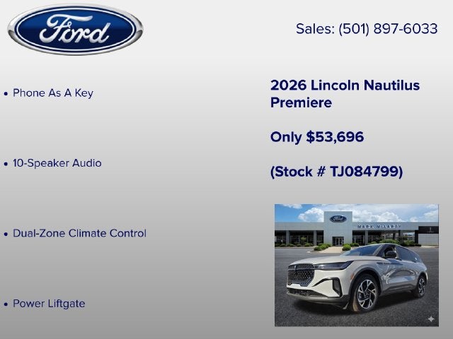 2026 Lincoln Nautilus Premiere