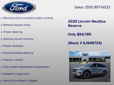 2025 Lincoln Nautilus Reserve