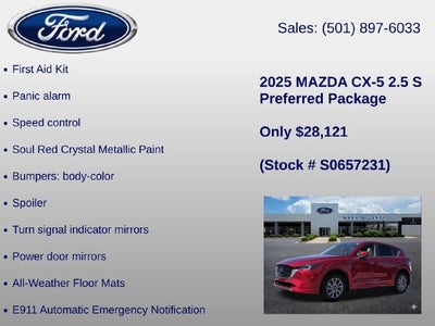 2025 Mazda Mazda CX-5 2.5 S Preferred Package