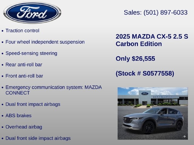2025 Mazda Mazda CX-5 2.5 S Carbon Edition