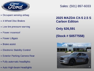 2025 Mazda Mazda CX-5 2.5 S Carbon Edition