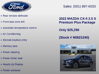 2022 Mazda Mazda CX-5 2.5 S Premium Plus Package