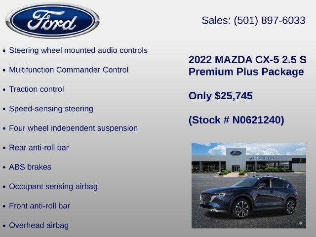 2022 Mazda Mazda CX-5 2.5 S Premium Plus Package