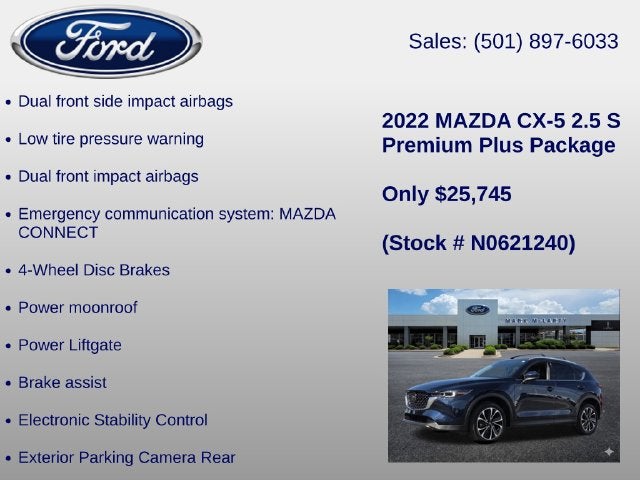 2022 Mazda Mazda CX-5 2.5 S Premium Plus Package