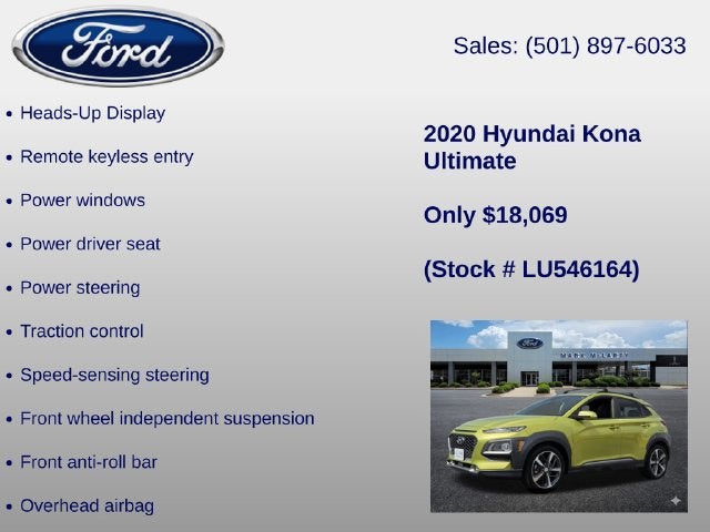 2020 Hyundai Kona Ultimate