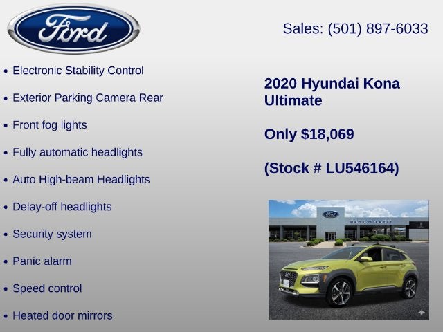 2020 Hyundai Kona Ultimate