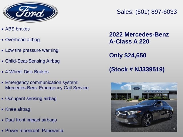 2022 Mercedes-Benz A-Class A 220 4MATIC®
