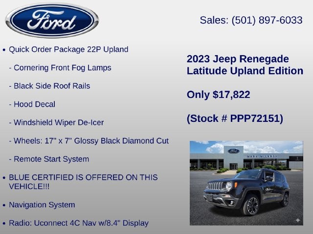 2023 Jeep Renegade Latitude