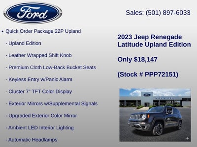 2023 Jeep Renegade Latitude
