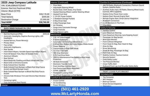 2025 Jeep Compass Latitude