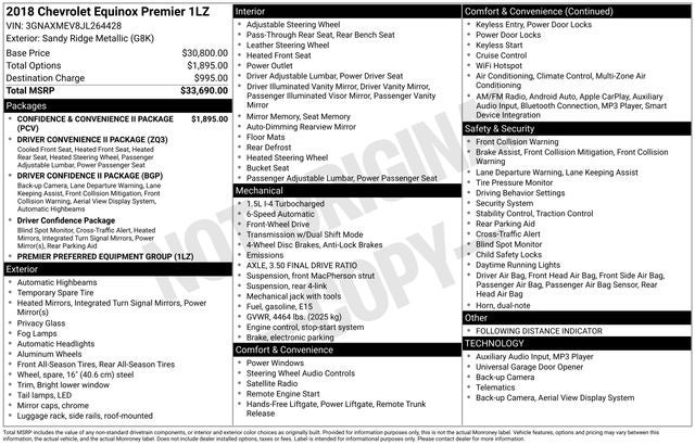 2018 Chevrolet Equinox Premier