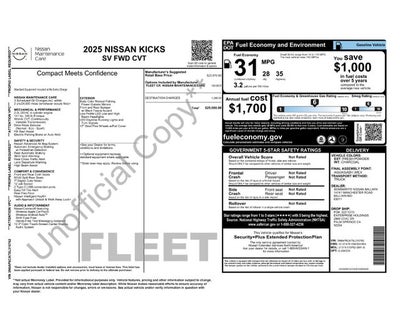 2025 Nissan Kicks SV