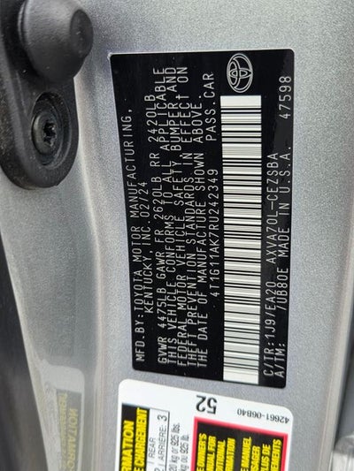 2024 Toyota Camry SE
