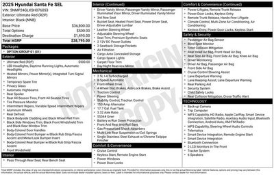 2025 Hyundai Santa Fe SEL