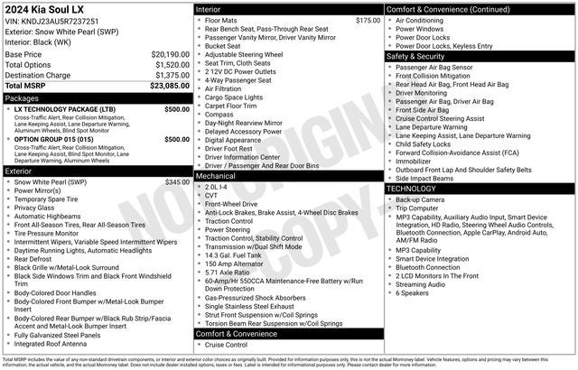 2024 Kia Soul LX