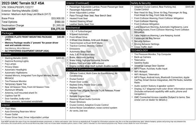 2023 GMC Terrain SLT
