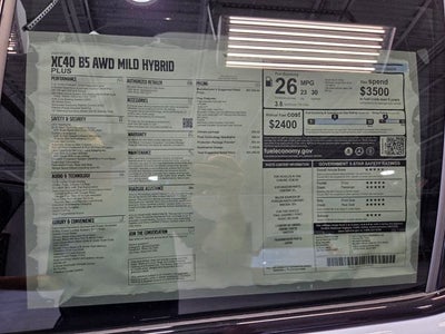 2026 Volvo XC40 B5 Plus