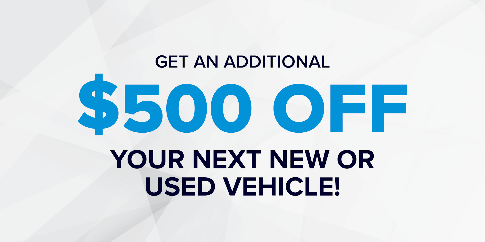 McLarty Automotive Group – Save $500 on any new or pre-owned vehicle