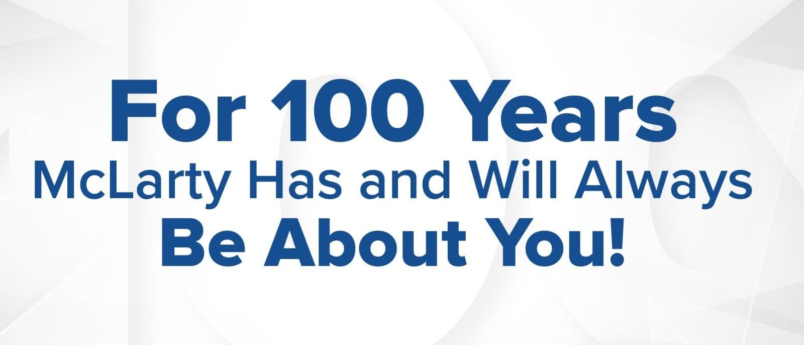 McLarty Will Always Be About You